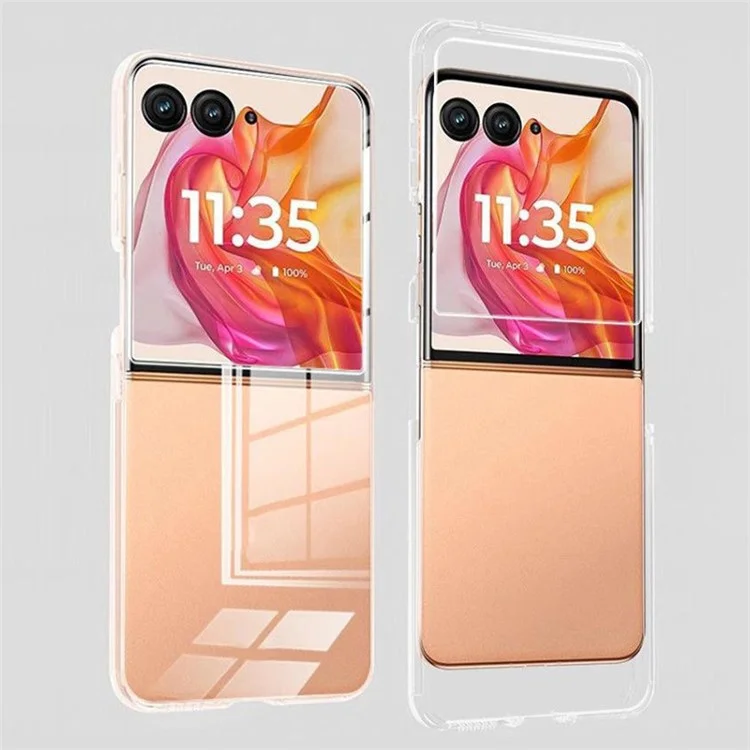 For Motorola Razr 60 Ultra 5G Clear Phone Case Anti-Scratch Shockproof Hard PC Back Cover