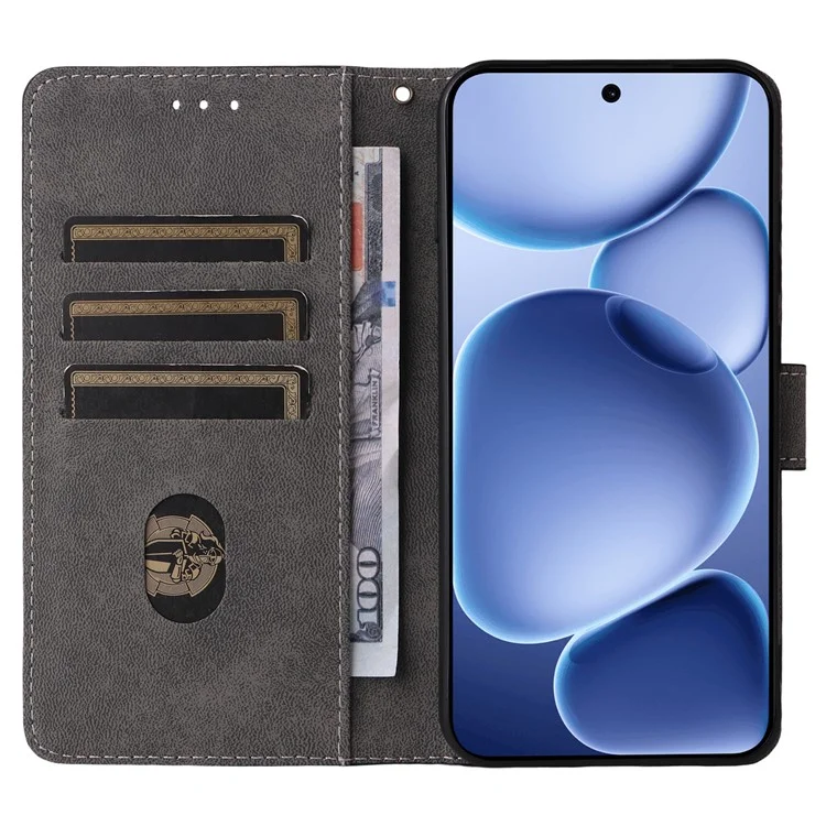 Capa Carteira para Oppo Find X8s 5G com Bloqueio RFID em Couro PU, Suporte e Alça - Preto