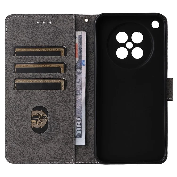 Capa Carteira para Oppo Find X8s 5G com Bloqueio RFID em Couro PU, Suporte e Alça - Preto