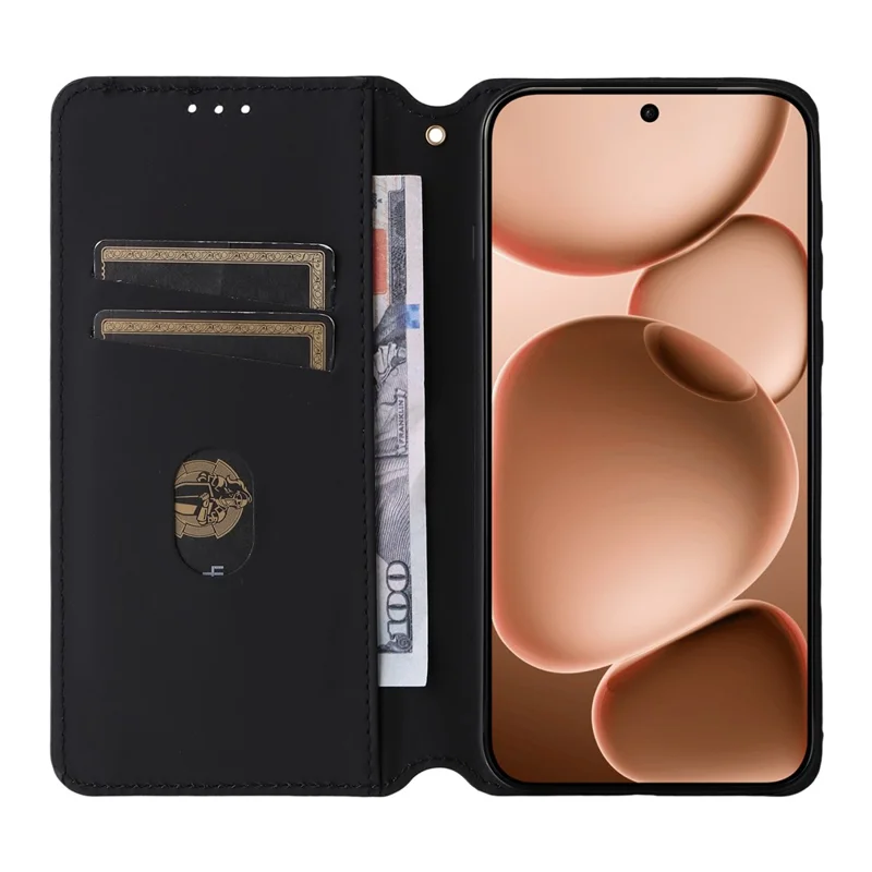 Til Oppo Find X8s+ 5G Tasker Wallet Rombepræget Læder Telefonbeskyttelse - Sølv