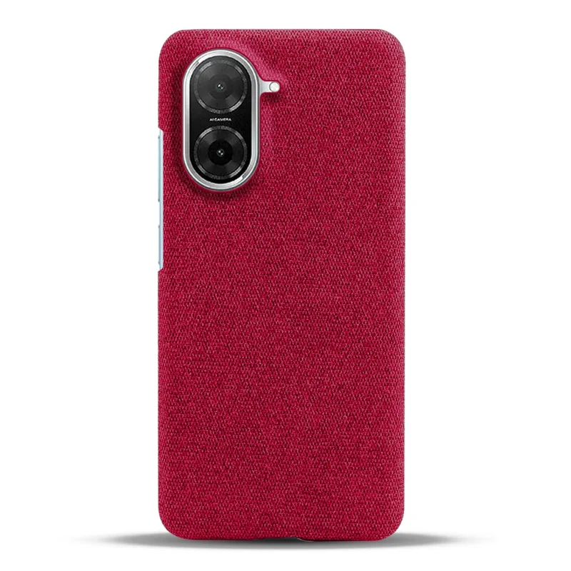 For Xiaomi Redmi A5 4G (171.7mm) Phone Case Cloth Texture Anti-Scratch Protective PC Back Cover - Red