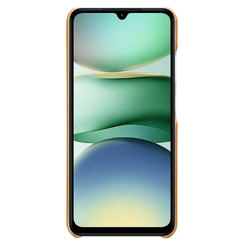 For Xiaomi Redmi A5 4G (171.7mm) Case Dual Card Slots PU Leather + Hard PC Phone Cover - Orange