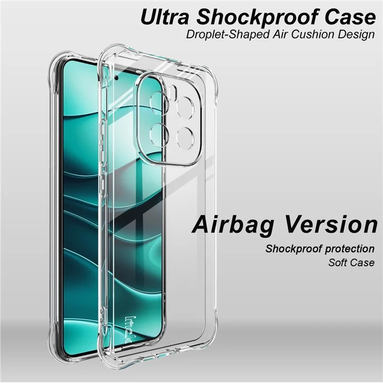 IMAK Для чести GT Pro Чехол TPU Телефон Обложка Подушка безопасности Ударопрочная защита - Прозрачный