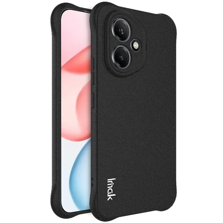 IMAK Für Honor 400 Hülle TPU Handyhülle Airbag Stoßfest Schutz - Mattschwarz