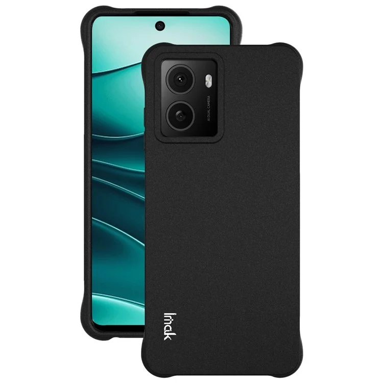 IMAK Funda de TPU a prueba de golpes y con protección de airbag para HMD Pulse Pro / Pulse+ / Pulse - Negro mate
