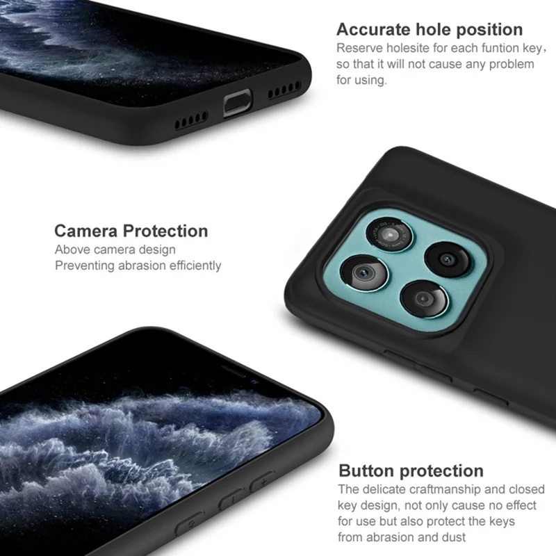 IMAK UC-3 Serie für Motorola Edge (2025) 5G Hülle Matt Fingerabdruckschutz Weiches TPU Cover
