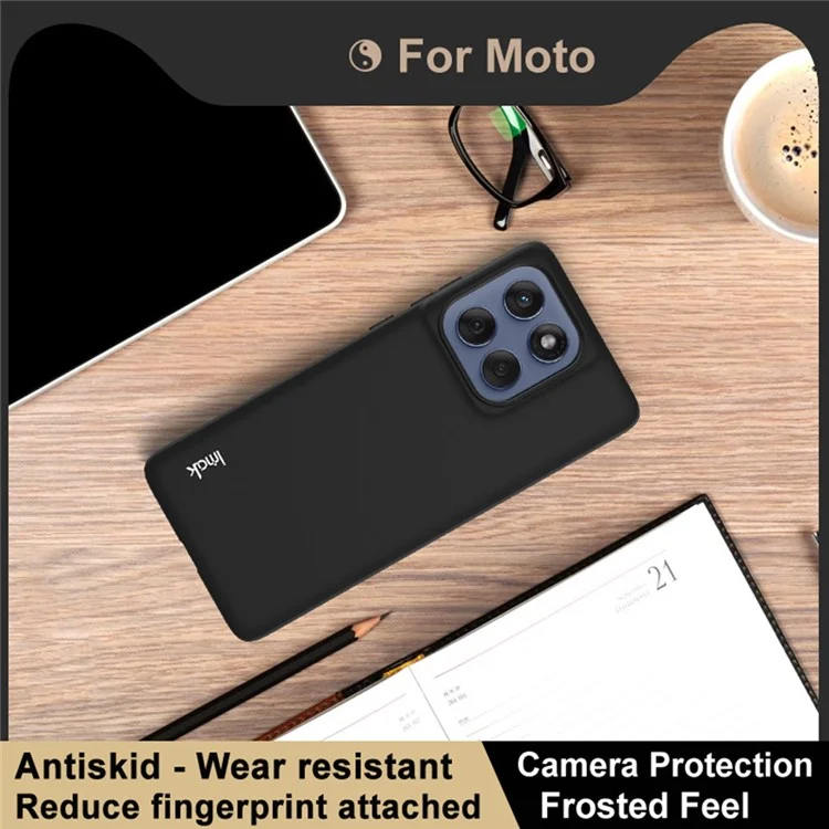 Funda IMAK UC-3 de TPU Suave para Motorola Edge 60 5G / 60 Fusion 5G / 60s 5G - Carcasa Mate Antihuellas