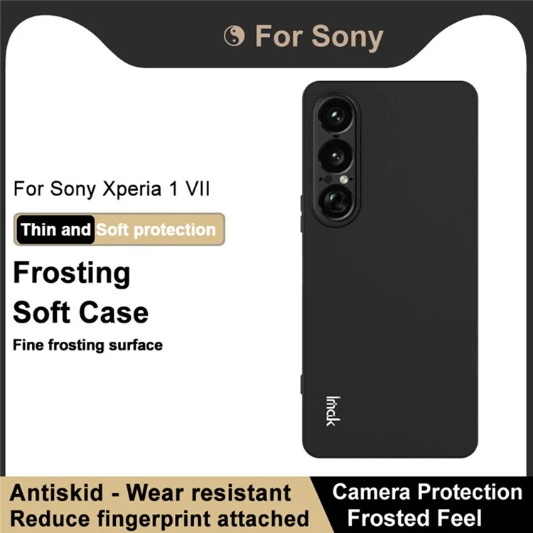 IMAK UC-3 Series for Sony Xperia 1 VII Case Matte Anti Fingerprint Soft TPU Cover
