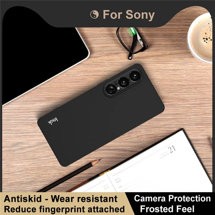 IMAK UC-3 Series for Sony Xperia 1 VII Case Matte Anti Fingerprint Soft TPU Cover