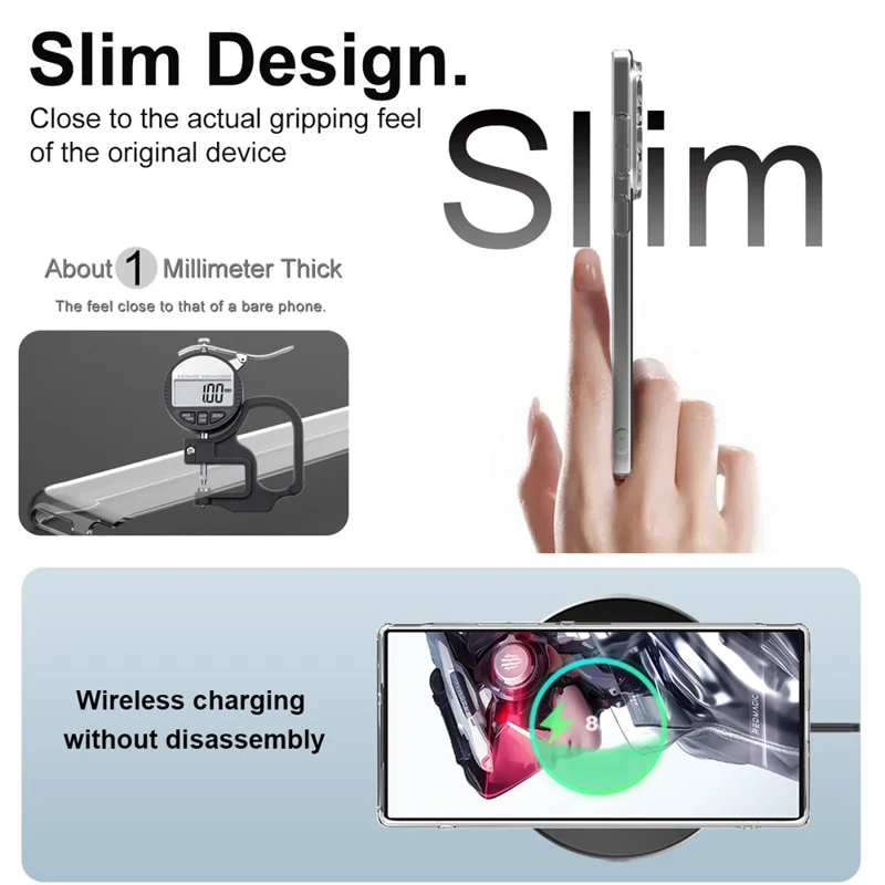 IMAK UX-5 Series For ZTE nubia Redmagic 10 Air 5G Case Shockproof TPU Clear Slim Back Shell