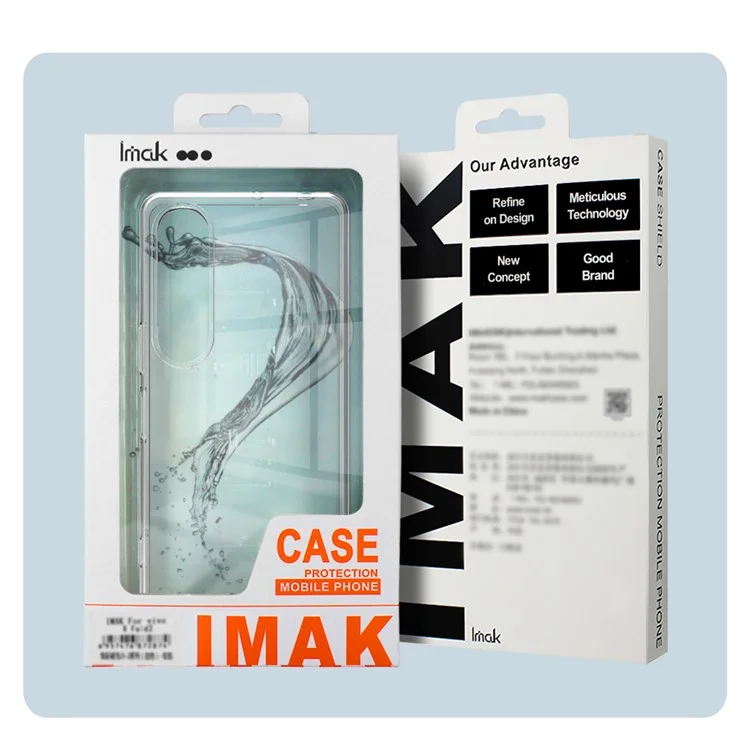 IMAK UX-10 Series For Sony Xperia 1 VII Clear Phone Case Soft TPU Mobile Back Cover