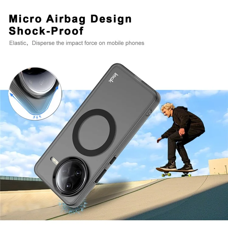 IMAK Für Xiaomi Redmi K80 Pro 5G / Poco F7 Ultra 5G Hülle, kompatibel mit MagSafe, PC + TPU Schutzhülle für Smartphone-Rückseite