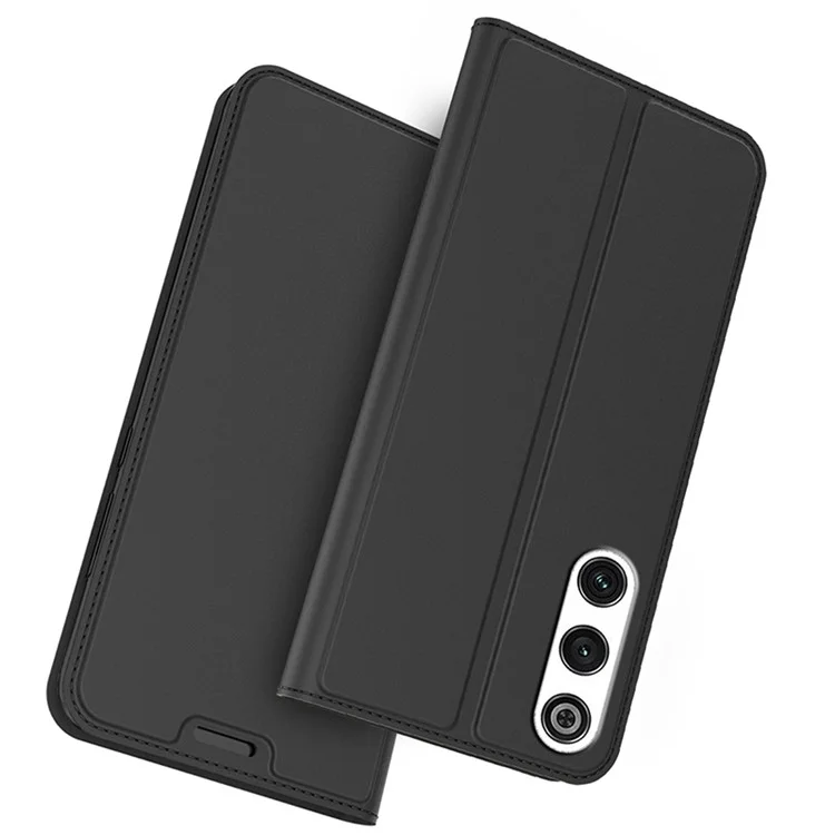 For ZTE nubia Redmagic 10 Air 5G Case PU Leather Phone Cover with Card Holder Stand - Black