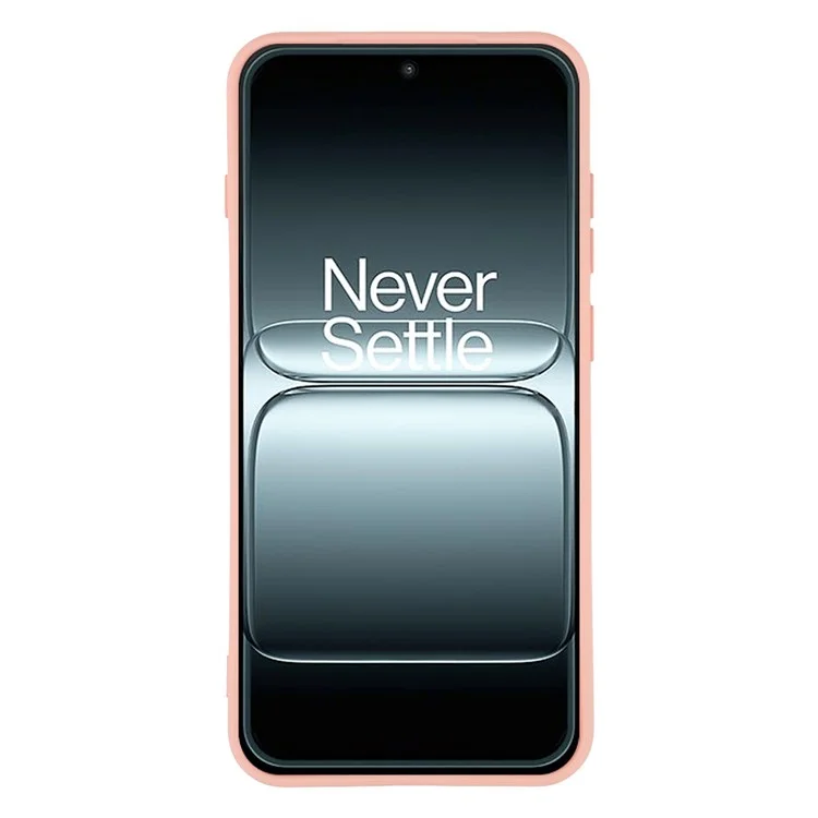 For OnePlus 13T 5G Case TPU Back Soft Anti-Scratch Fiber Lining Phone Cover - Pink