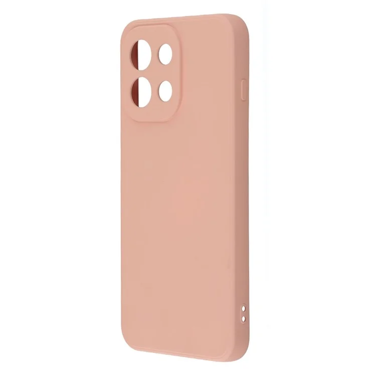 For OnePlus 13T 5G Case TPU Back Soft Anti-Scratch Fiber Lining Phone Cover - Pink
