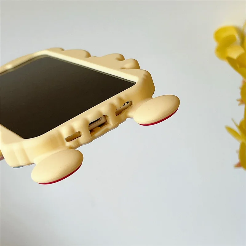 For iPhone 15 Silicone Case Cute Blonde Girl Design Shockproof Phone Back Cover