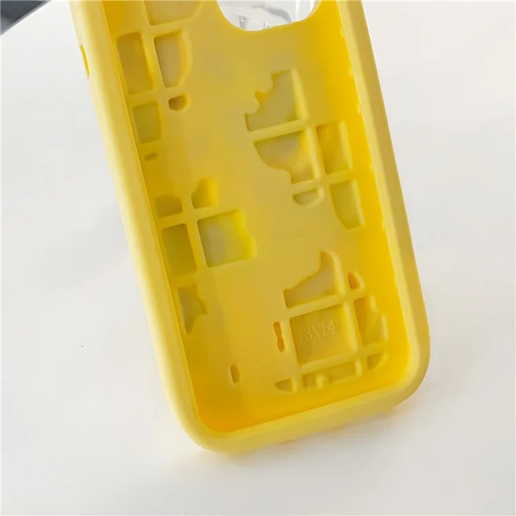 For iPhone 15 Silicone Case Cute 3D Animal Collection Pattern Shockproof Phone Back Cover