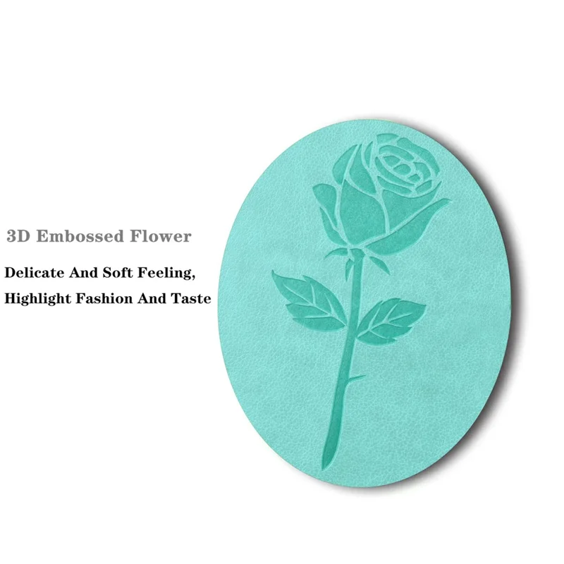 Zijden Rozenpatroon Leren Wallet Hoesje voor Samsung Galaxy A35 5G met Bandje - Groen