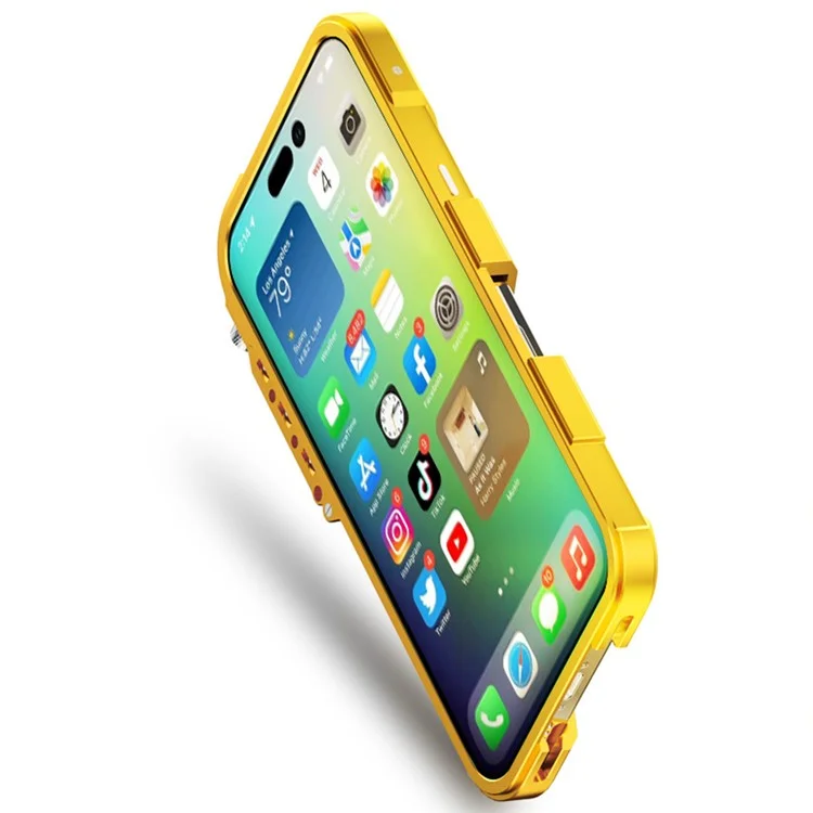 Funda Parachoques de Aluminio para vivo X200 Ultra 5G - Carcasa Metálica en Plata