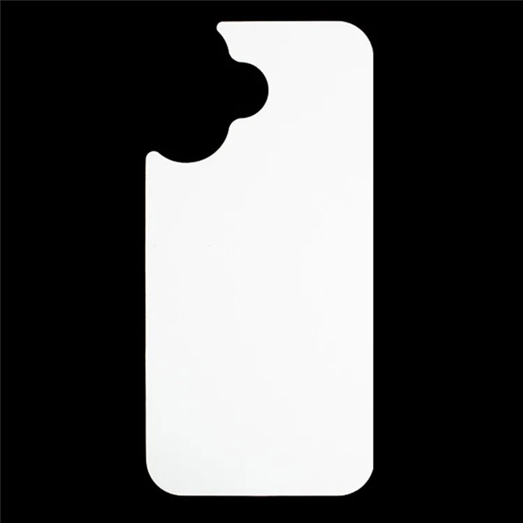 Capa para iPhone 16 com Película Flexível para Transferência de Calor DIY em Branco, Acessórios para Celular de PET + PC