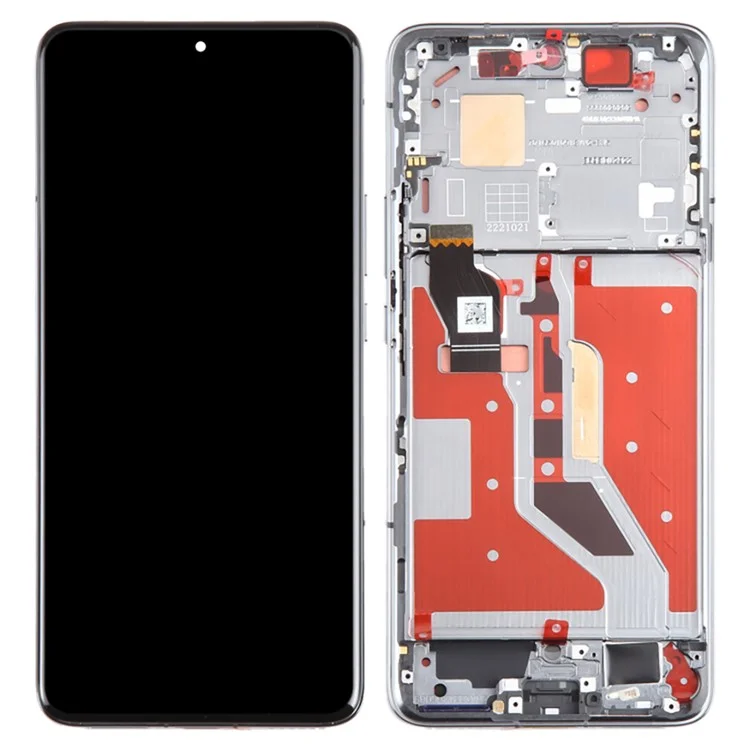 For Honor Magic5 OEM Grade S OLED Screen and Digitizer Assembly + Frame (Without Logo) - Black