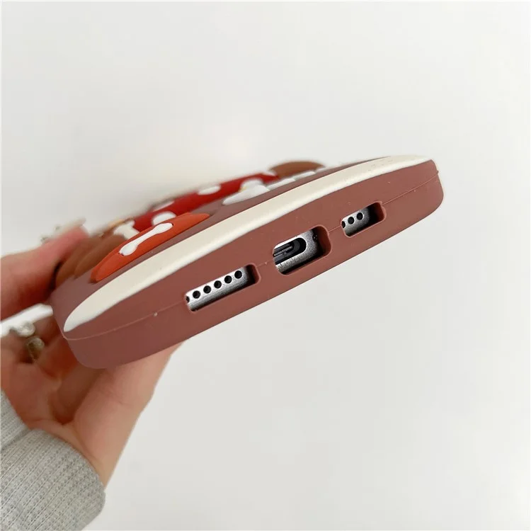 For iPhone 16 Pro Max Silicone Case Cute Dachshund Coffee Cup Design Shockproof Phone Back Cover