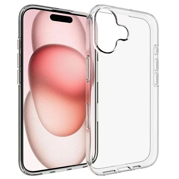 Чехол для iPhone 17 с защитой от отпечатков пальцев, прозрачный TPU чехол