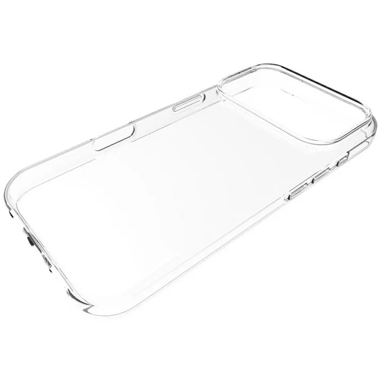Чехол для iPhone 17 Pro Max с защитой от отпечатков пальцев, прозрачный TPU-чехол