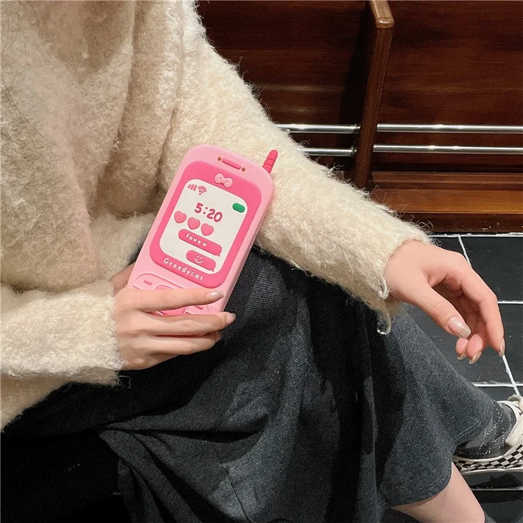 For iPhone 16 Pro Max Silicone Case Sliding Phone Design Shockproof Phone Back Cover with Mirror