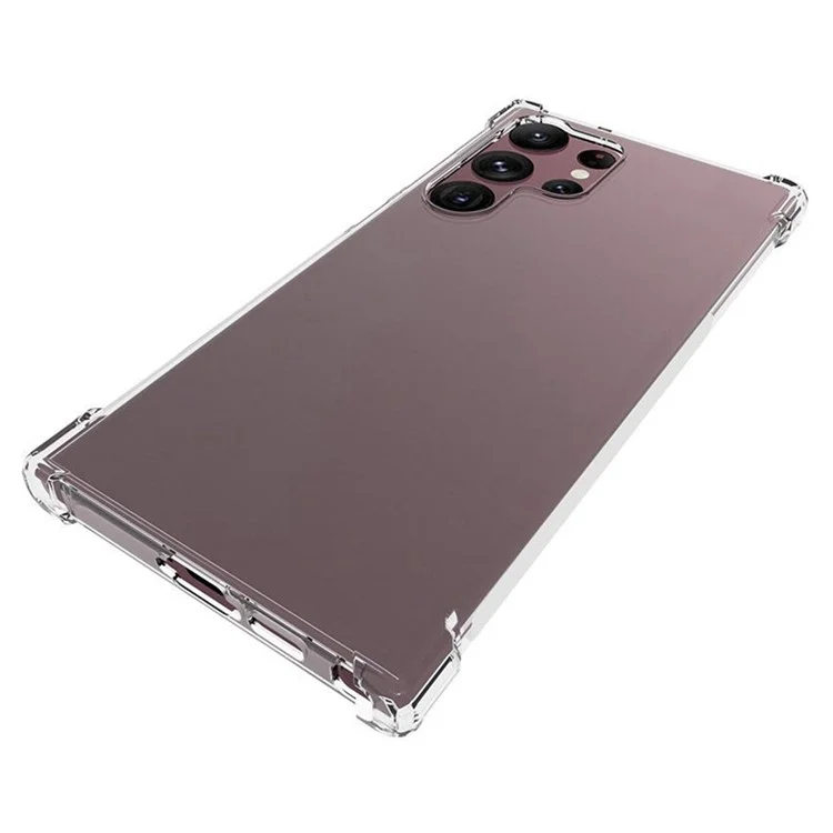 Для Samsung Galaxy S23 Ultra Shock Absorbing Soft TPU Phone Case Non-slip Anti-scratch Mobile Phone Back Cover