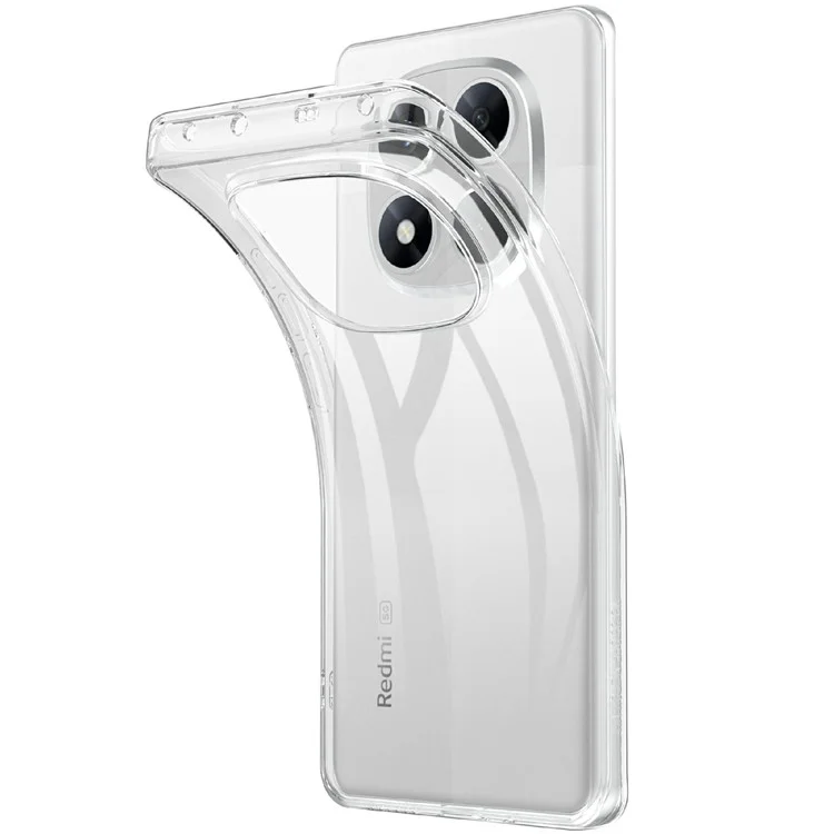 For Xiaomi Redmi Note 14 Pro 5G  /  Poco X7 5G Case Anti-Fingerprint Crystal Clear TPU Phone Cover