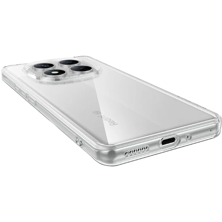 For Xiaomi Redmi Note 14 Pro 5G  /  Poco X7 5G Case Anti-Fingerprint Crystal Clear TPU Phone Cover