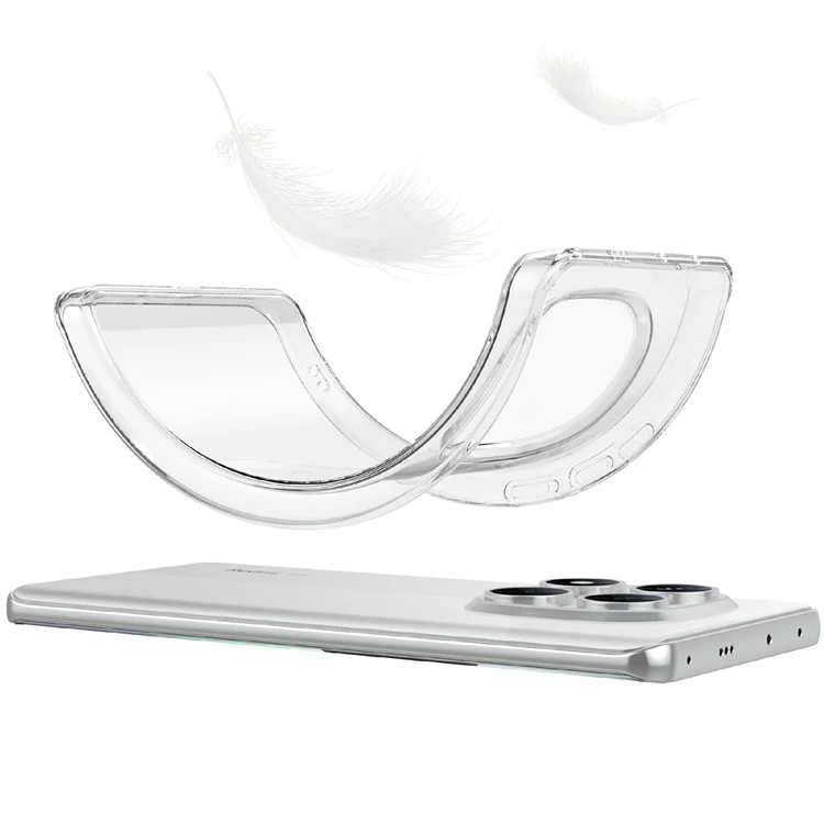 For Xiaomi Redmi Note 14 Pro 5G  /  Poco X7 5G Case Anti-Fingerprint Crystal Clear TPU Phone Cover