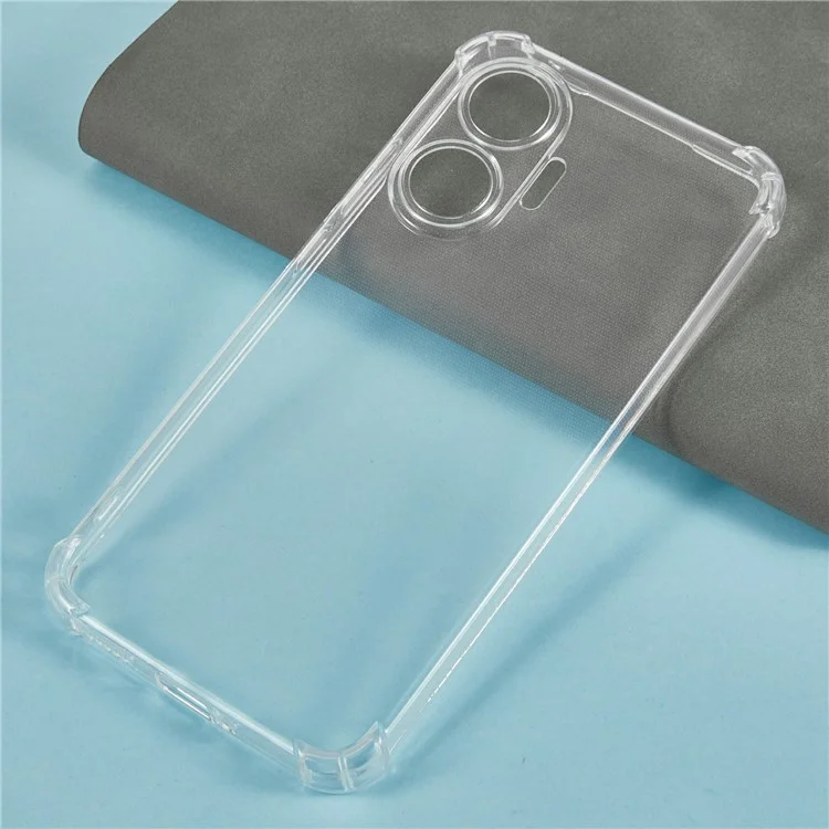 For Xiaomi Poco F7 5G  /  Redmi Turbo 4 Pro 5G Phone Case Reinforced Four Corner Anti-Drop Clear TPU Cover