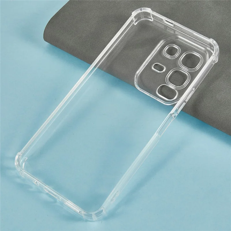 For Infinix Note 50x 5G Phone Case Reinforced Four Corner Anti-Drop Clear TPU Cover