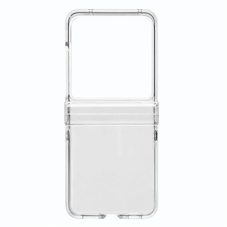 Coque Samsung Galaxy Z Flip7 5G Antichoc Cristal Transparent PC Étui Téléphone Design 3 Pièces Protection