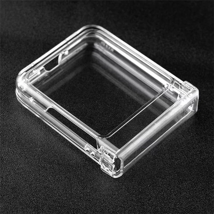 Coque Samsung Galaxy Z Flip7 5G Antichoc Cristal Transparent PC Étui Téléphone Design 3 Pièces Protection