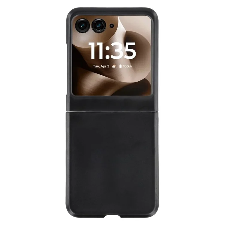 Capa para Motorola Razr 60 - Rígida Slim à Prova de Choque, Proteção Traseira do Telefone - Preta
