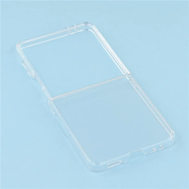 Coque pour Samsung Galaxy Z Flip7 5G - Étui Rigide et Fin en PC Anti-Choc pour Téléphone - Transparent