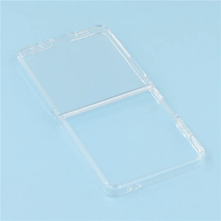 Coque pour Samsung Galaxy Z Flip7 5G - Étui Rigide et Fin en PC Anti-Choc pour Téléphone - Transparent