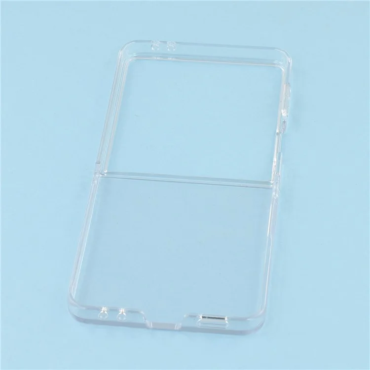 Coque pour Samsung Galaxy Z Flip7 5G - Étui Rigide et Fin en PC Anti-Choc pour Téléphone - Transparent