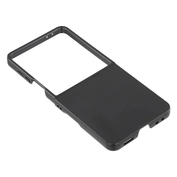 Für Samsung Galaxy Z Flip7 5G Hülle Slim Hart PC Stoßfeste Handyrückseite Schutzhülle - Schwarz