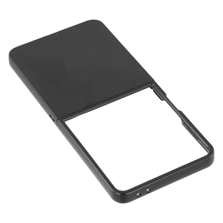 Für Samsung Galaxy Z Flip7 5G Hülle Slim Hart PC Stoßfeste Handyrückseite Schutzhülle - Schwarz