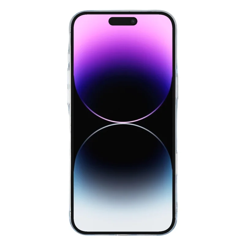 JAUCASE For iPhone 14 Pro Max Magnetic Case Hard PC Clear Back Phone Cover - Transparent