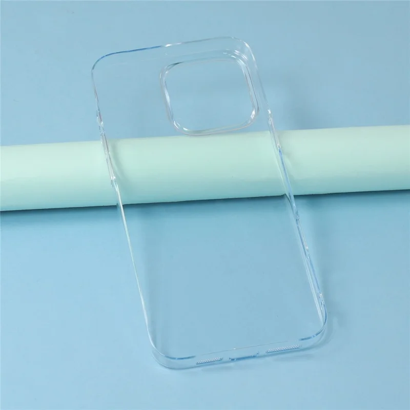 JAUCASE For iPhone 16 Pro Case Anti Drop Hard PC Clear Back Phone Cover - Transparent