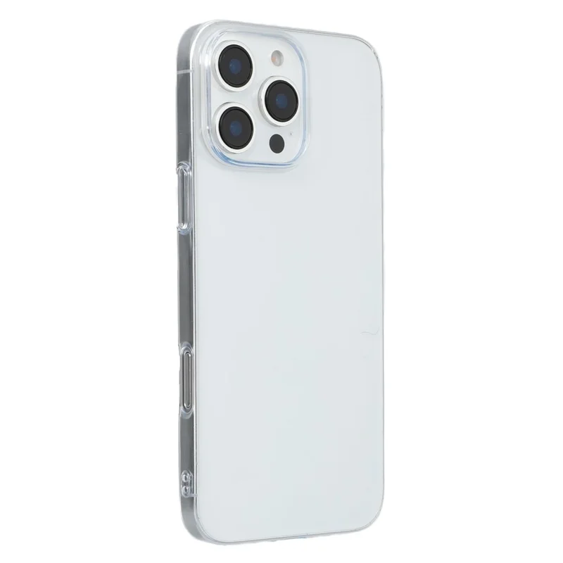 JAUCASE For iPhone 16 Pro Max Case Anti Drop Hard PC Clear Back Phone Cover - Transparent
