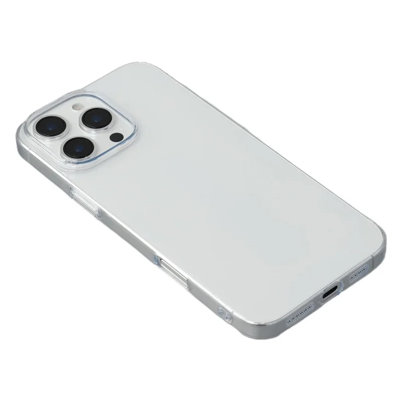 JAUCASE For iPhone 16 Pro Max Case Anti Drop Hard PC Clear Back Phone Cover - Transparent