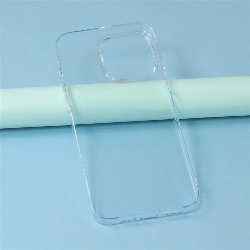JAUCASE For iPhone 15 Pro Case Anti Drop Hard PC Clear Back Phone Cover - Transparent