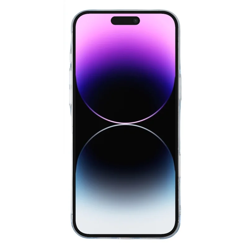 JAUCASE For iPhone 14 Pro Case Anti Drop Hard PC Clear Back Phone Cover - Transparent