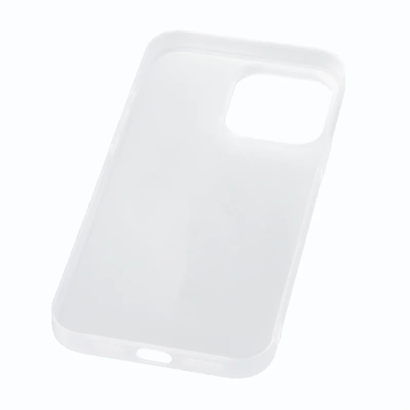 JAUCASE For iPhone 16 Pro Max Case Matte Clear Hard PC Phone Back Cover - Transparent